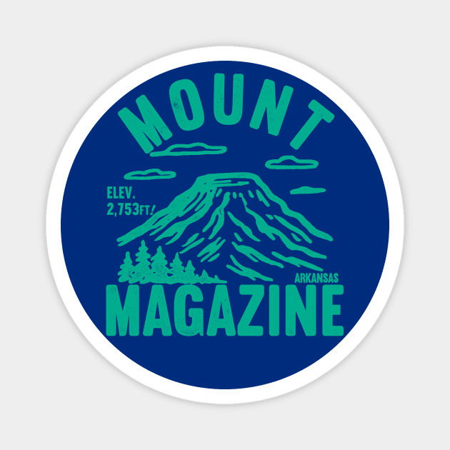 Mount Magazine Magnet by rt-shirts